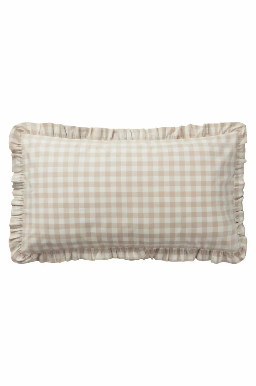 Best Sale LAUREN FRILL Tyynynpäällinen Röyhelöinen Orgaaninen 90x50 Cm Tyynyliinat